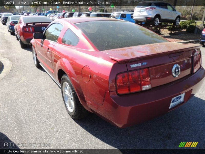 Redfire Metallic / Dark Charcoal 2007 Ford Mustang V6 Deluxe Coupe