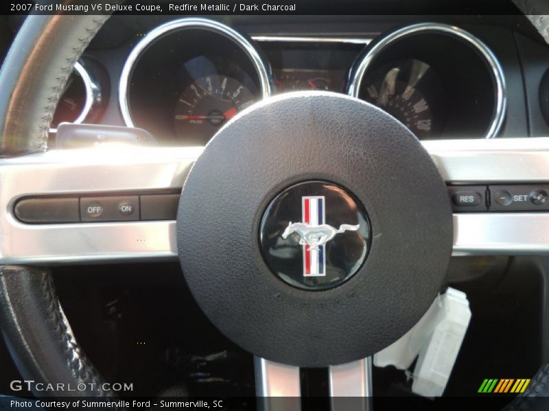 Redfire Metallic / Dark Charcoal 2007 Ford Mustang V6 Deluxe Coupe