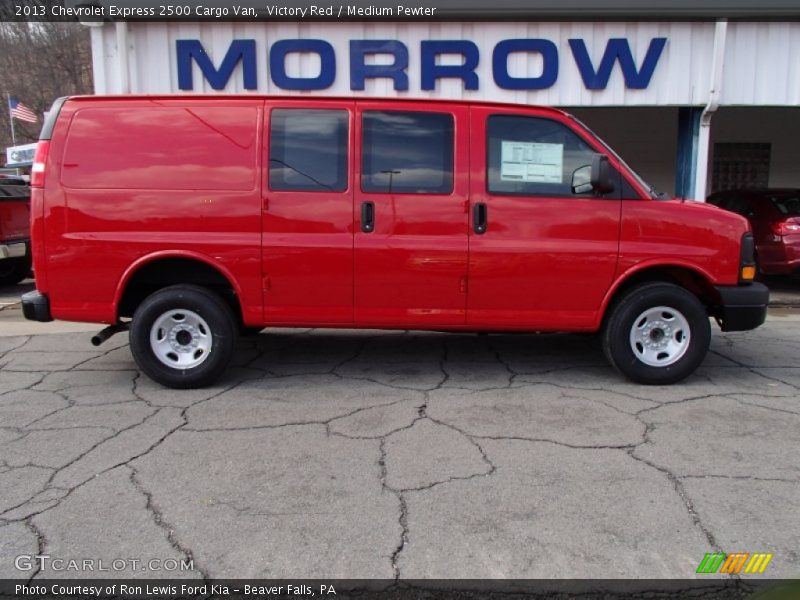 Victory Red / Medium Pewter 2013 Chevrolet Express 2500 Cargo Van