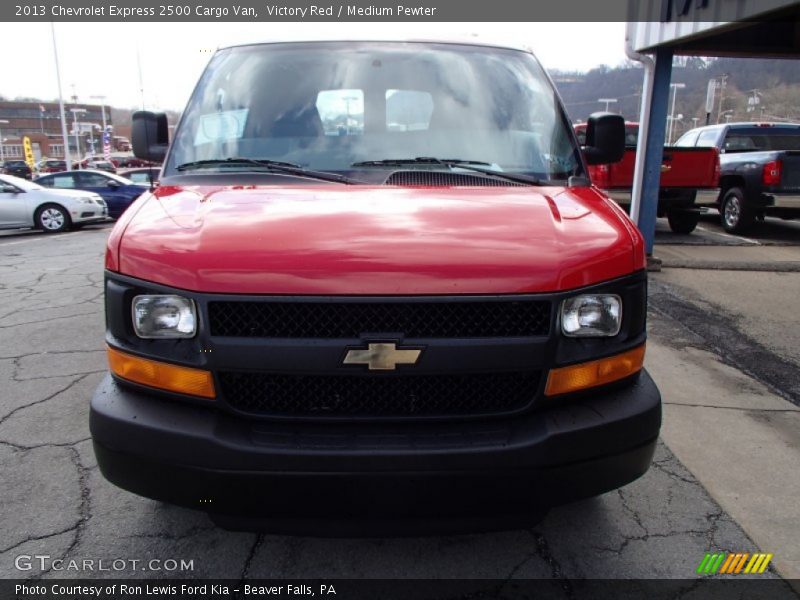 Victory Red / Medium Pewter 2013 Chevrolet Express 2500 Cargo Van