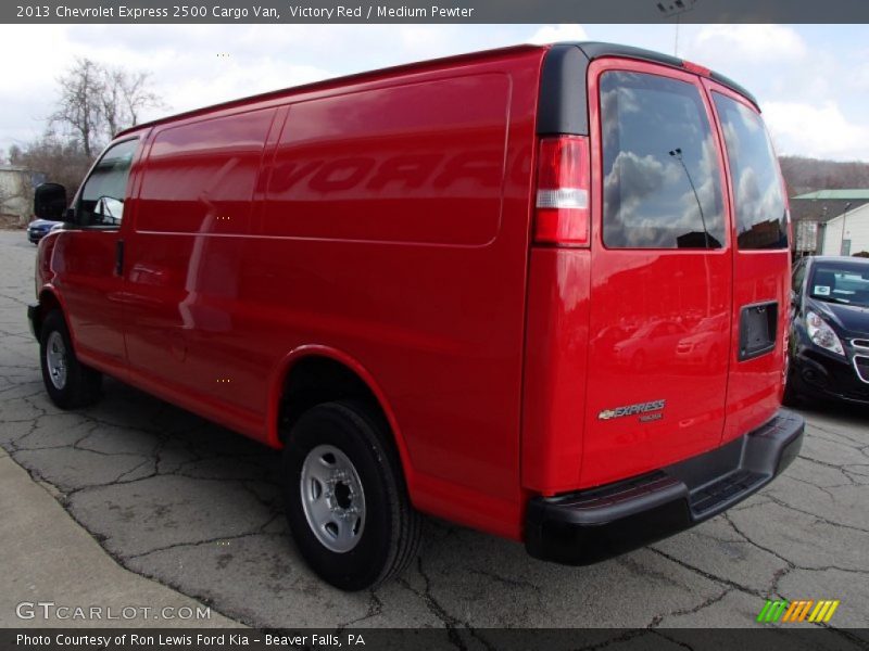 Victory Red / Medium Pewter 2013 Chevrolet Express 2500 Cargo Van
