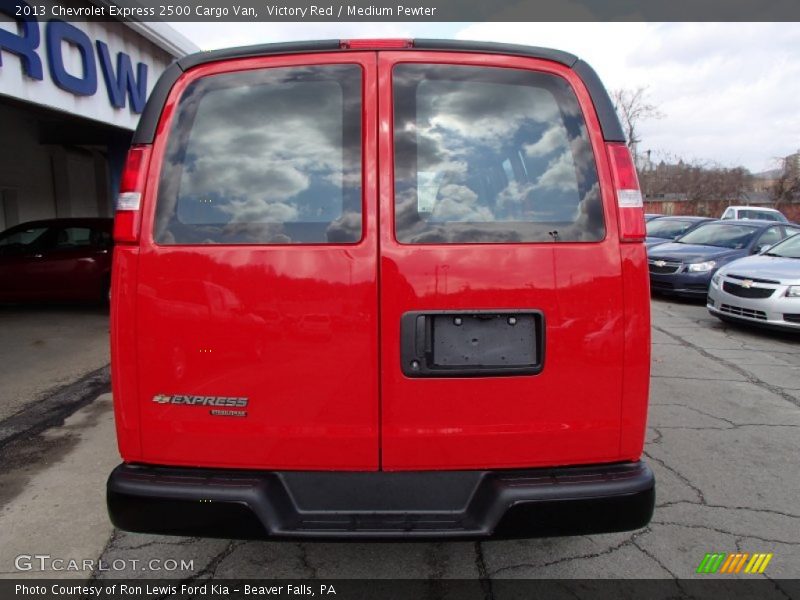 Victory Red / Medium Pewter 2013 Chevrolet Express 2500 Cargo Van