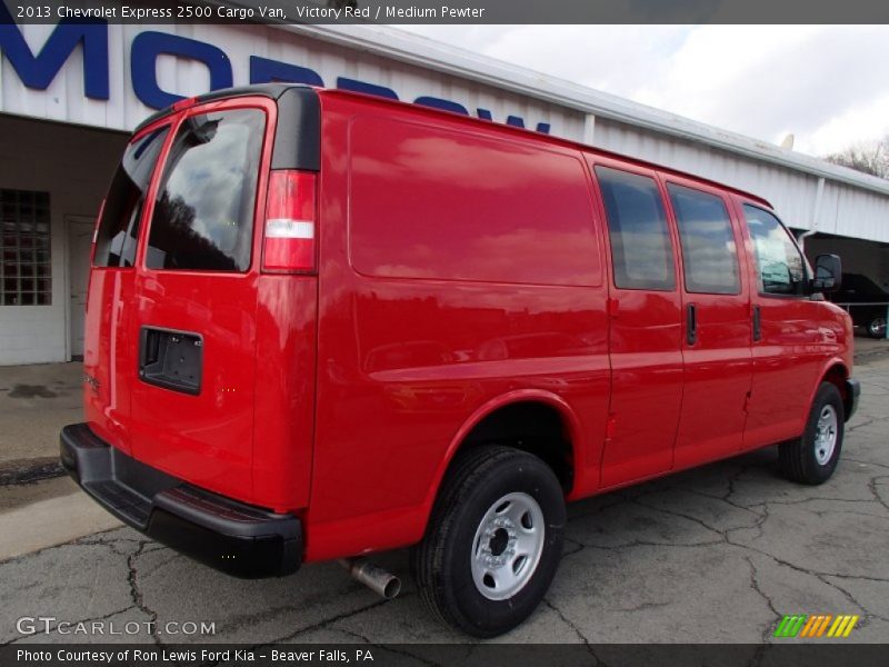 Victory Red / Medium Pewter 2013 Chevrolet Express 2500 Cargo Van