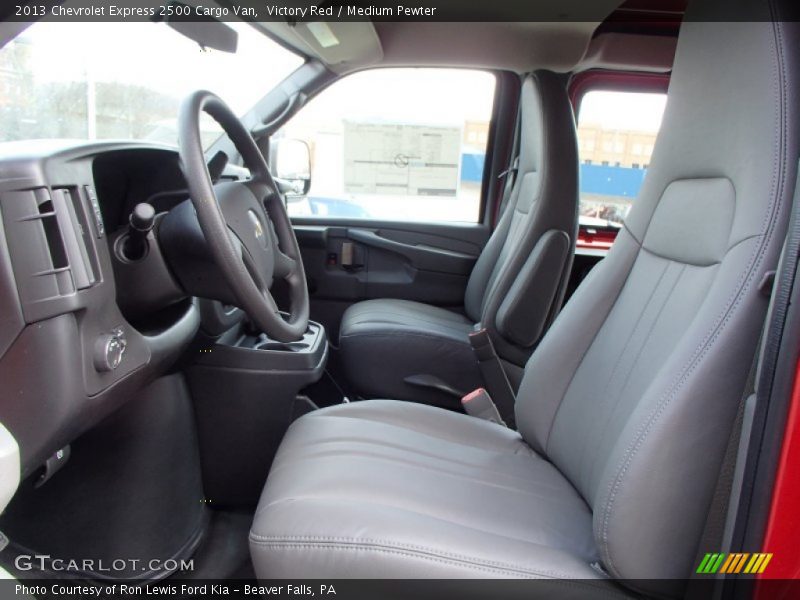  2013 Express 2500 Cargo Van Medium Pewter Interior