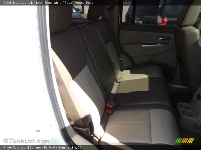 Stone White / Pastel Pebble Beige 2008 Jeep Liberty Limited