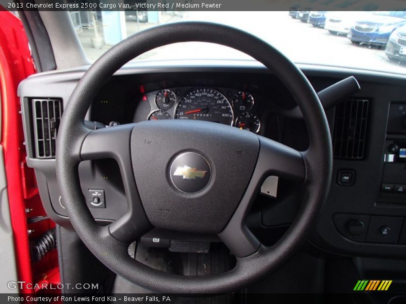 Victory Red / Medium Pewter 2013 Chevrolet Express 2500 Cargo Van
