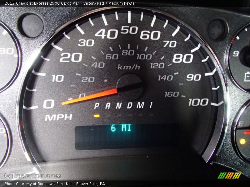 Victory Red / Medium Pewter 2013 Chevrolet Express 2500 Cargo Van