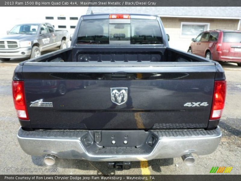 Maximum Steel Metallic / Black/Diesel Gray 2013 Ram 1500 Big Horn Quad Cab 4x4