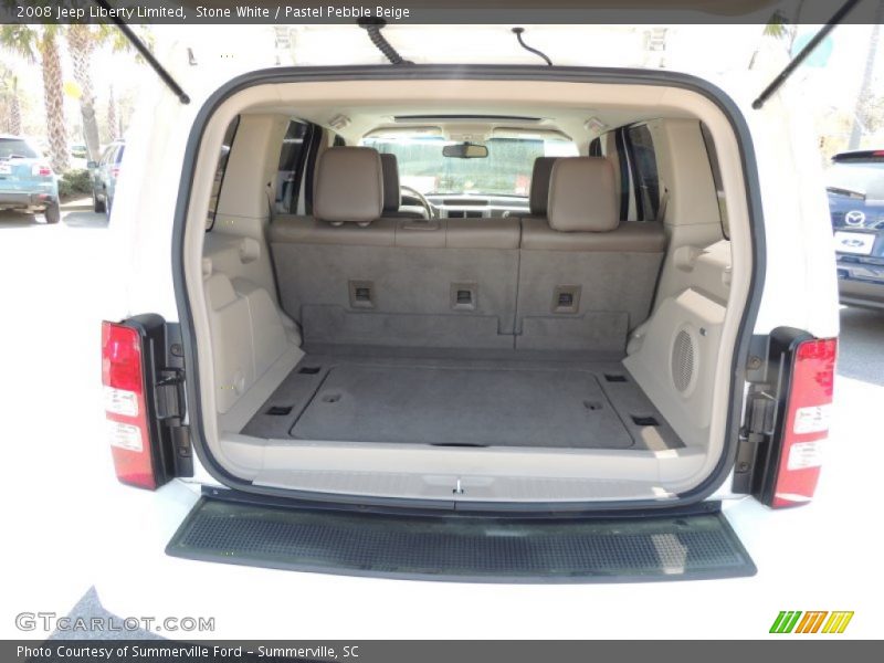 Stone White / Pastel Pebble Beige 2008 Jeep Liberty Limited