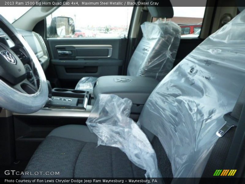 Maximum Steel Metallic / Black/Diesel Gray 2013 Ram 1500 Big Horn Quad Cab 4x4