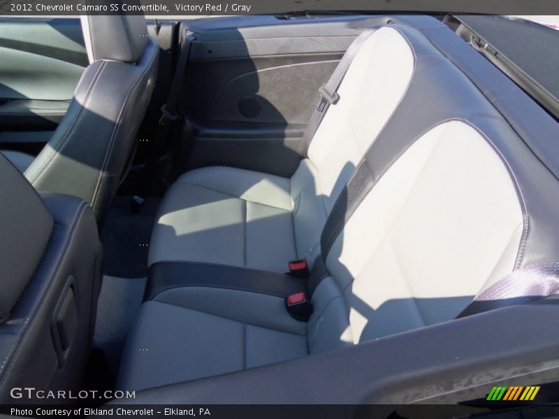 Victory Red / Gray 2012 Chevrolet Camaro SS Convertible