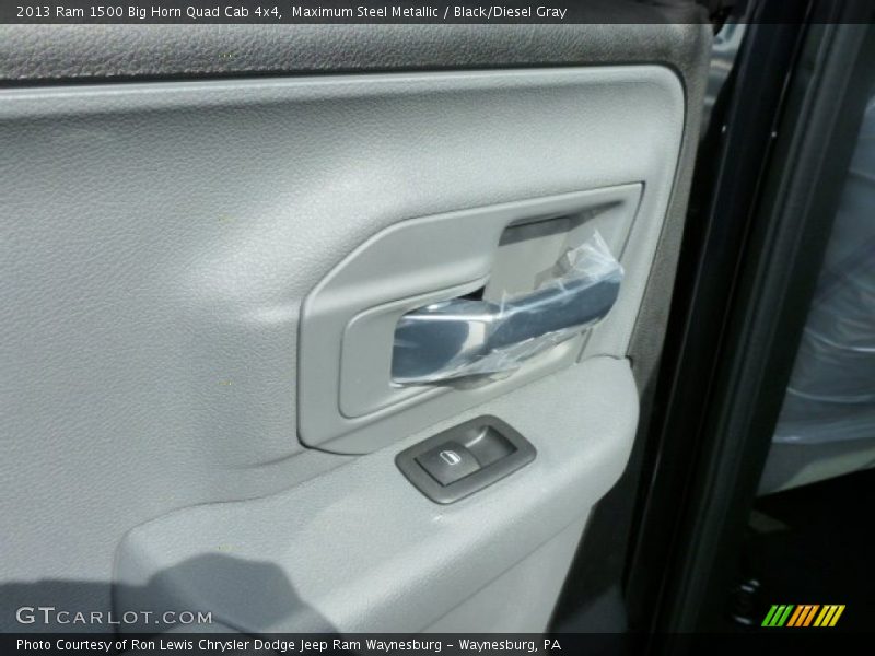 Maximum Steel Metallic / Black/Diesel Gray 2013 Ram 1500 Big Horn Quad Cab 4x4