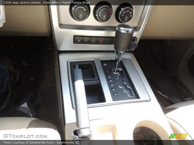 Stone White / Pastel Pebble Beige 2008 Jeep Liberty Limited