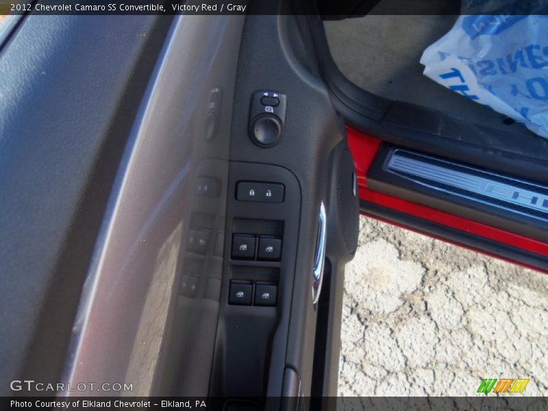 Victory Red / Gray 2012 Chevrolet Camaro SS Convertible