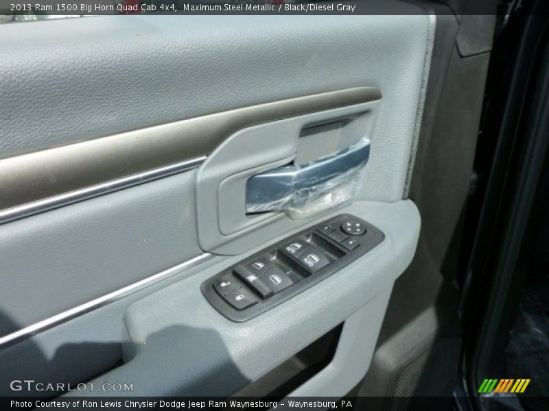 Maximum Steel Metallic / Black/Diesel Gray 2013 Ram 1500 Big Horn Quad Cab 4x4