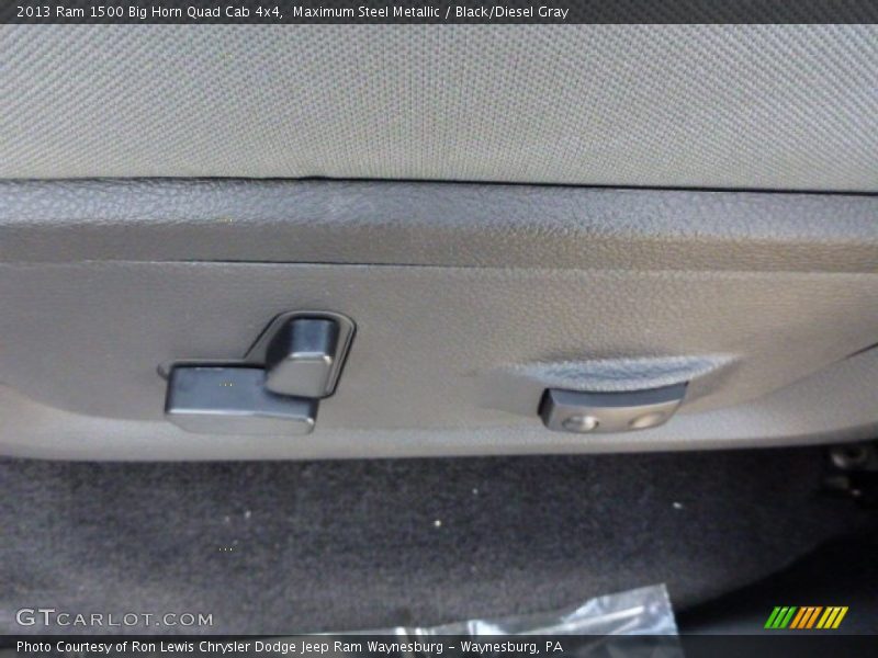 Maximum Steel Metallic / Black/Diesel Gray 2013 Ram 1500 Big Horn Quad Cab 4x4
