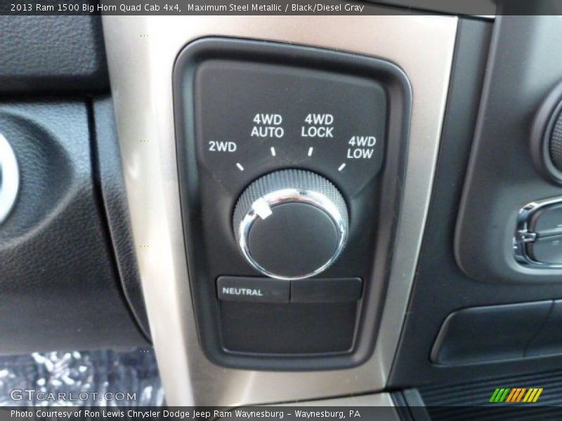Maximum Steel Metallic / Black/Diesel Gray 2013 Ram 1500 Big Horn Quad Cab 4x4