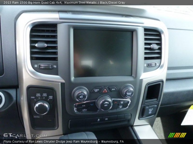 Maximum Steel Metallic / Black/Diesel Gray 2013 Ram 1500 Big Horn Quad Cab 4x4