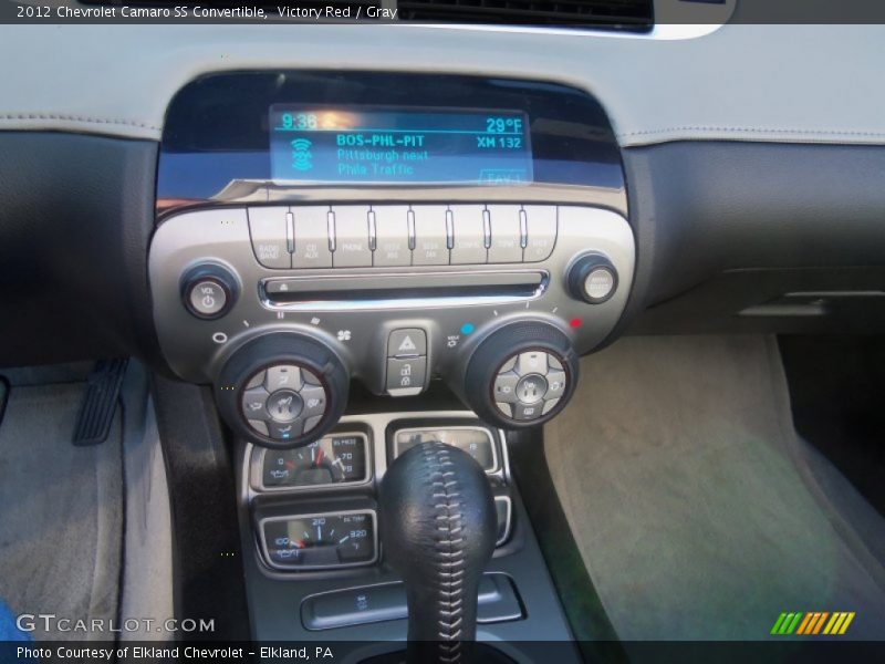 Victory Red / Gray 2012 Chevrolet Camaro SS Convertible