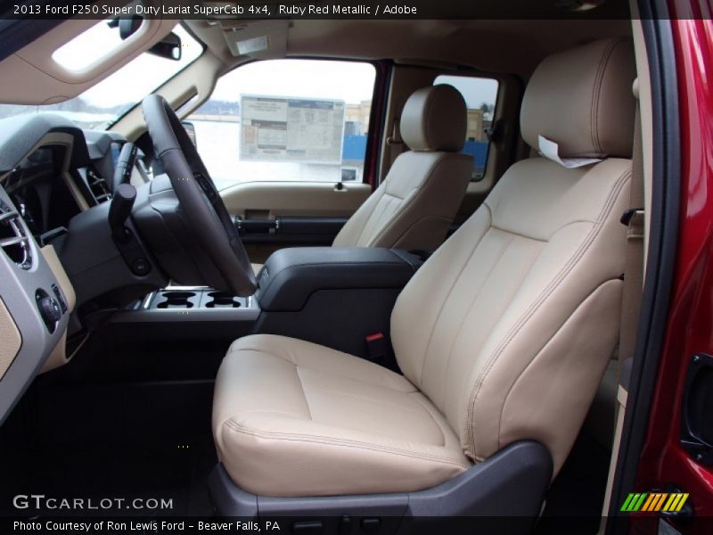  2013 F250 Super Duty Lariat SuperCab 4x4 Adobe Interior