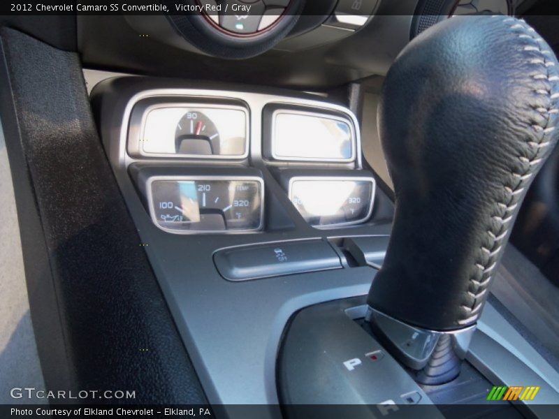 Victory Red / Gray 2012 Chevrolet Camaro SS Convertible
