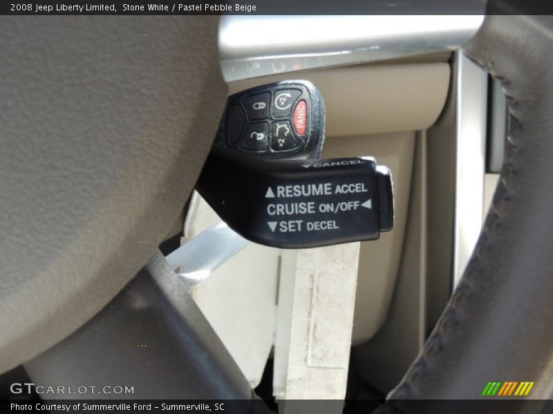 Stone White / Pastel Pebble Beige 2008 Jeep Liberty Limited