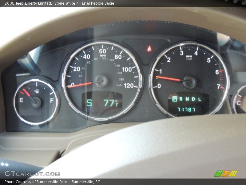Stone White / Pastel Pebble Beige 2008 Jeep Liberty Limited