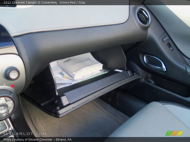 Victory Red / Gray 2012 Chevrolet Camaro SS Convertible