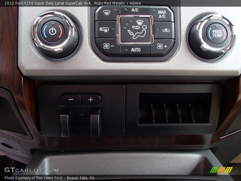 Controls of 2013 F250 Super Duty Lariat SuperCab 4x4