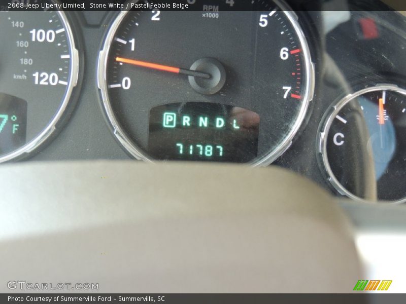 Stone White / Pastel Pebble Beige 2008 Jeep Liberty Limited