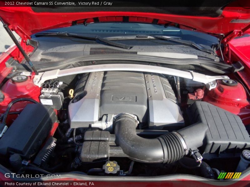 Victory Red / Gray 2012 Chevrolet Camaro SS Convertible