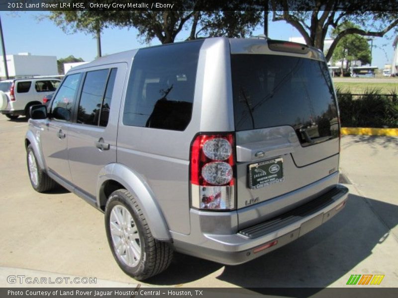 Orkney Grey Metallic / Ebony 2012 Land Rover LR4 HSE