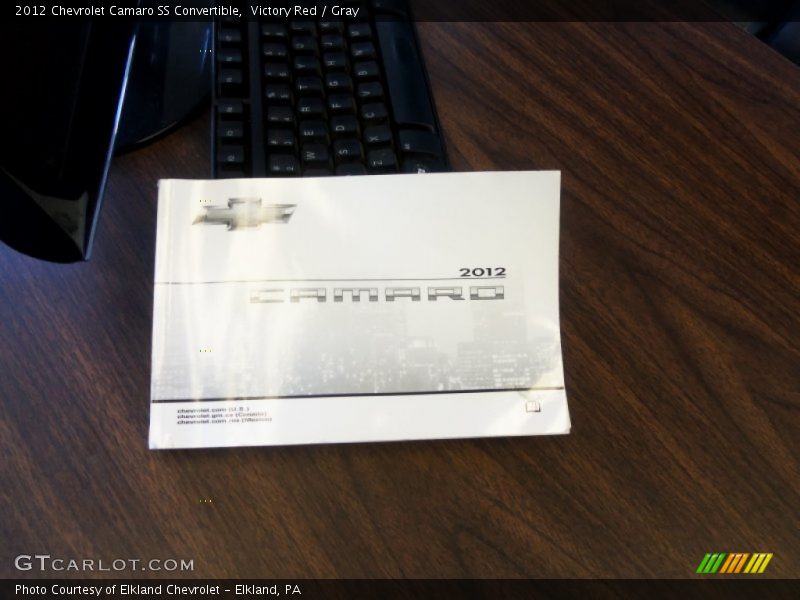 Victory Red / Gray 2012 Chevrolet Camaro SS Convertible
