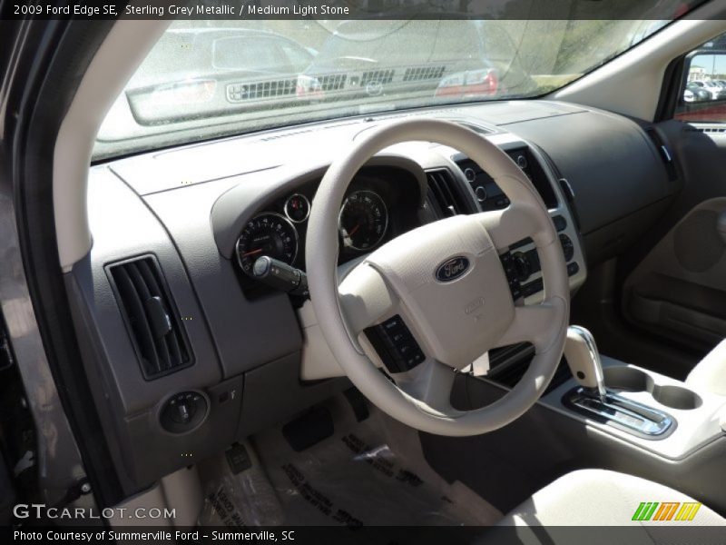 Sterling Grey Metallic / Medium Light Stone 2009 Ford Edge SE