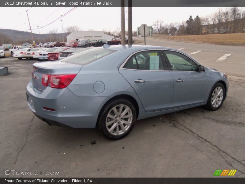 Silver Topaz Metallic / Jet Black 2013 Chevrolet Malibu LTZ