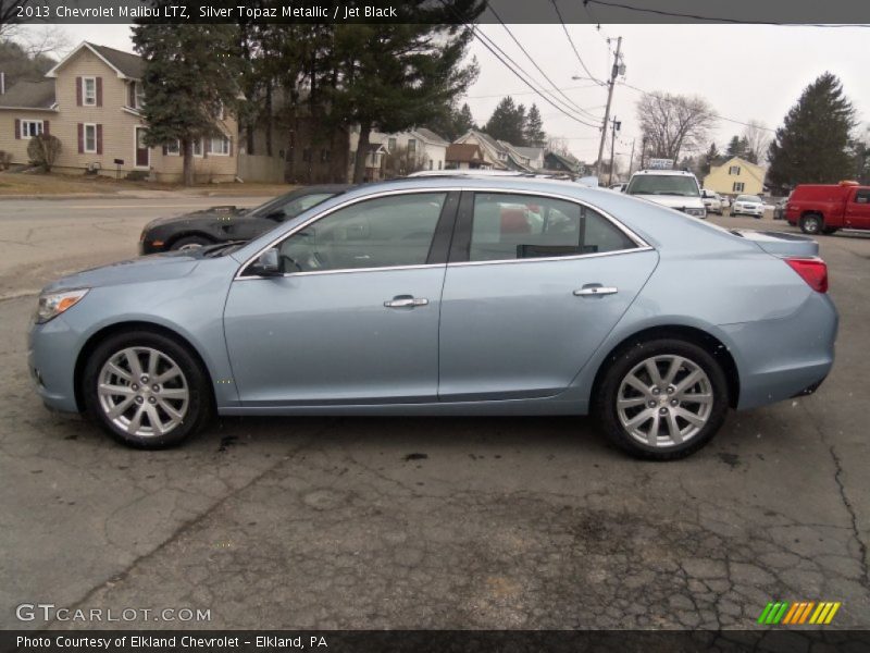 Silver Topaz Metallic / Jet Black 2013 Chevrolet Malibu LTZ