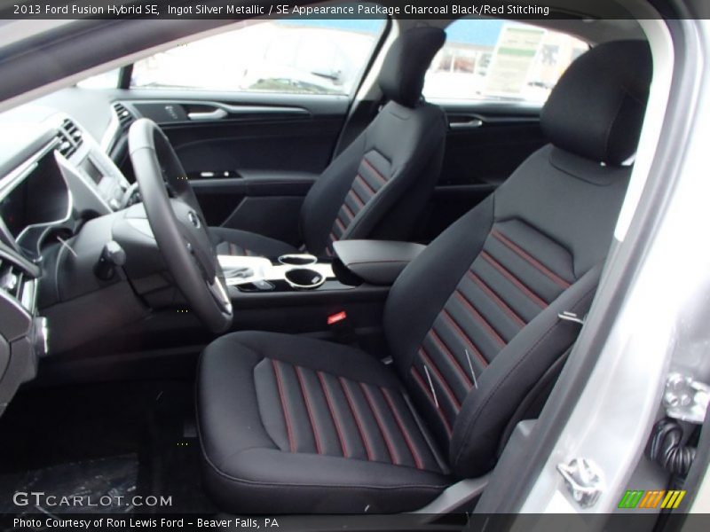 Front Seat of 2013 Fusion Hybrid SE