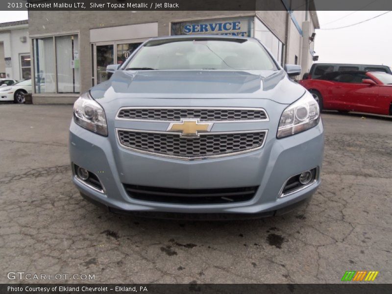 Silver Topaz Metallic / Jet Black 2013 Chevrolet Malibu LTZ