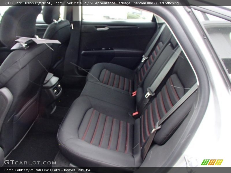 Rear Seat of 2013 Fusion Hybrid SE