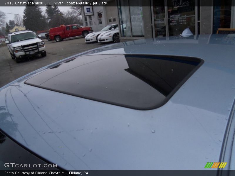 Silver Topaz Metallic / Jet Black 2013 Chevrolet Malibu LTZ