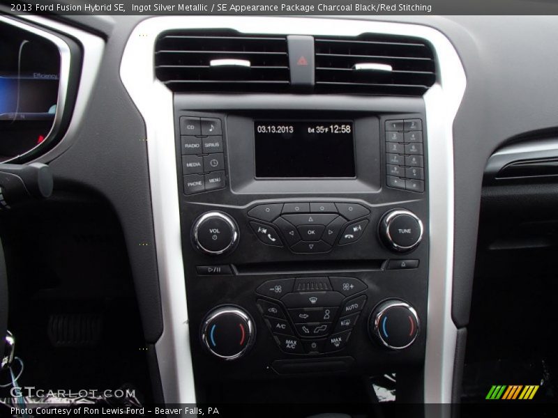 Controls of 2013 Fusion Hybrid SE