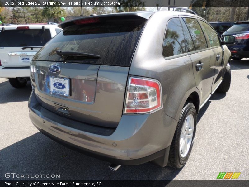 Sterling Grey Metallic / Medium Light Stone 2009 Ford Edge SE