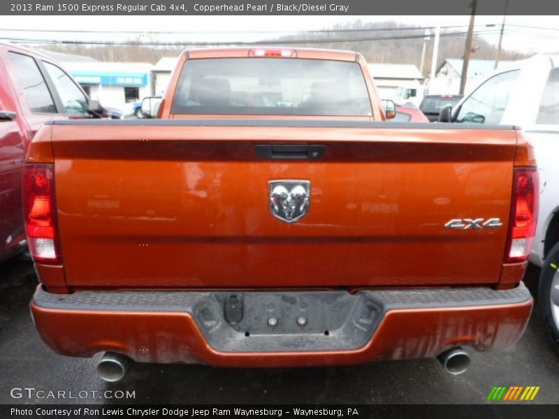 Copperhead Pearl / Black/Diesel Gray 2013 Ram 1500 Express Regular Cab 4x4
