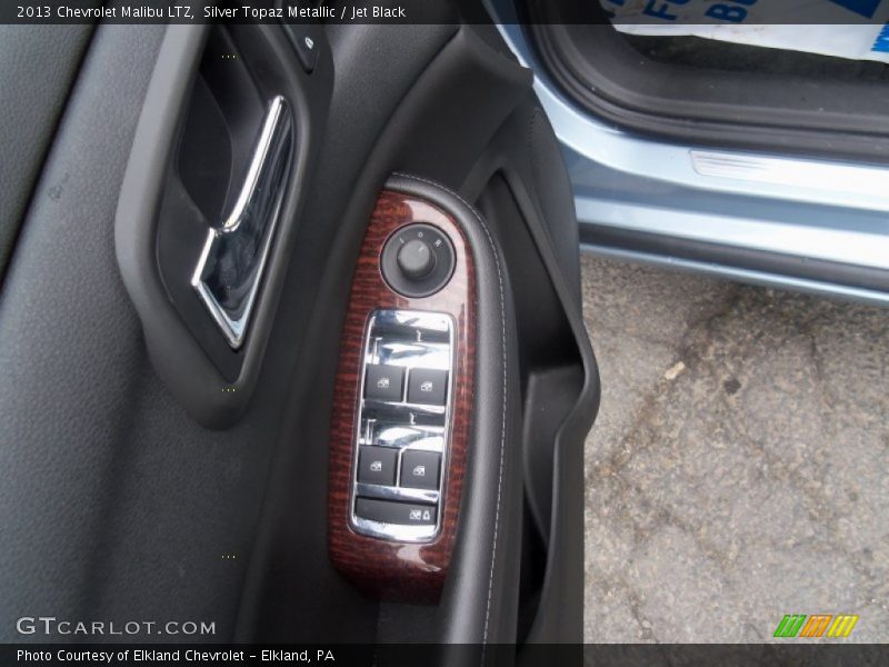 Silver Topaz Metallic / Jet Black 2013 Chevrolet Malibu LTZ