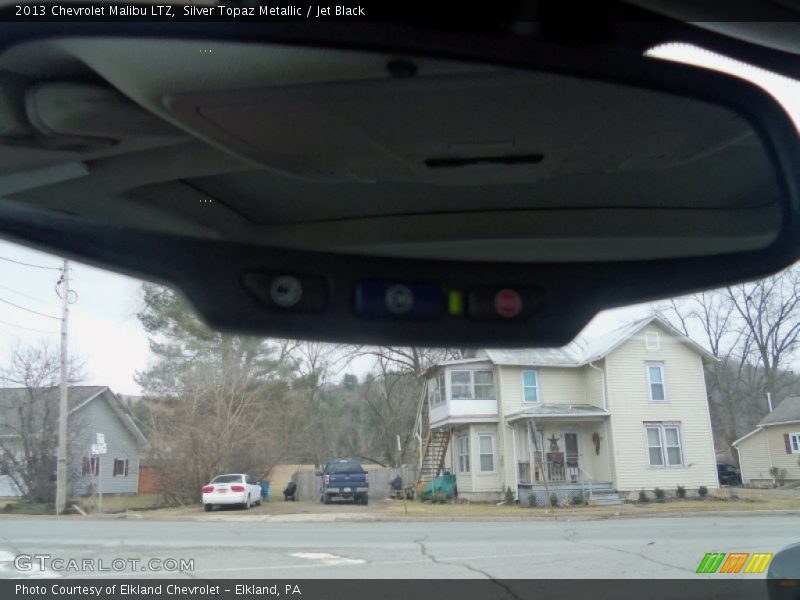 Silver Topaz Metallic / Jet Black 2013 Chevrolet Malibu LTZ