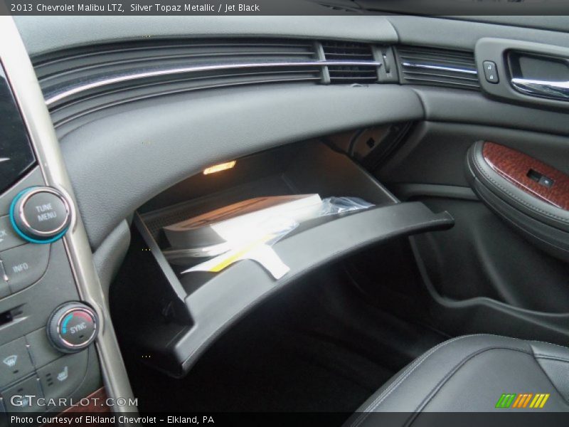 Silver Topaz Metallic / Jet Black 2013 Chevrolet Malibu LTZ