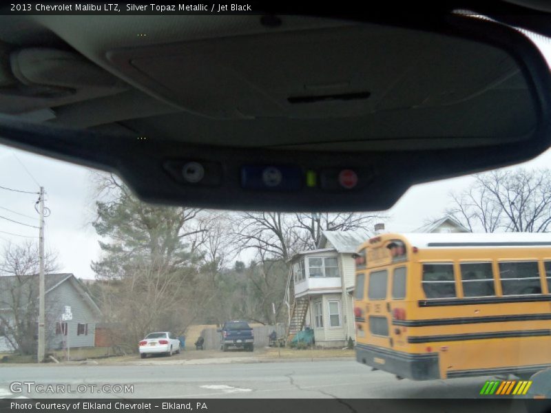 Silver Topaz Metallic / Jet Black 2013 Chevrolet Malibu LTZ