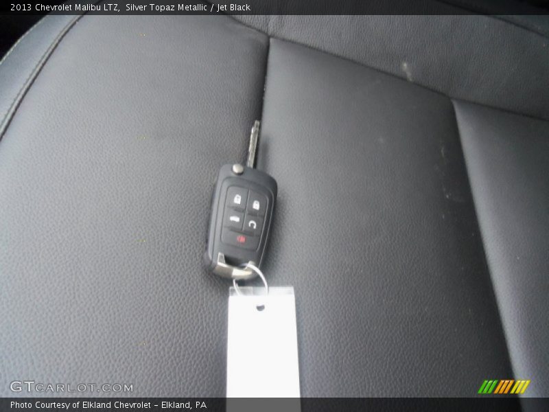 Silver Topaz Metallic / Jet Black 2013 Chevrolet Malibu LTZ