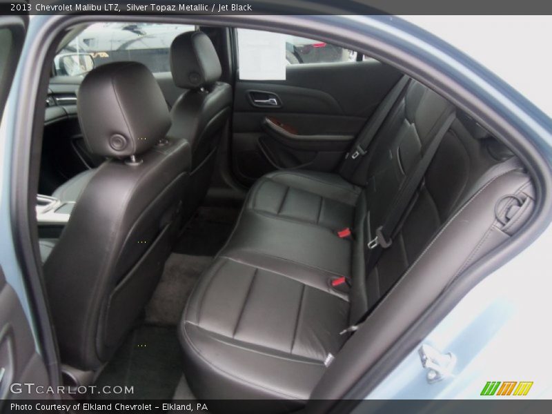 Silver Topaz Metallic / Jet Black 2013 Chevrolet Malibu LTZ