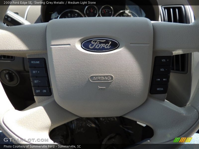 Sterling Grey Metallic / Medium Light Stone 2009 Ford Edge SE